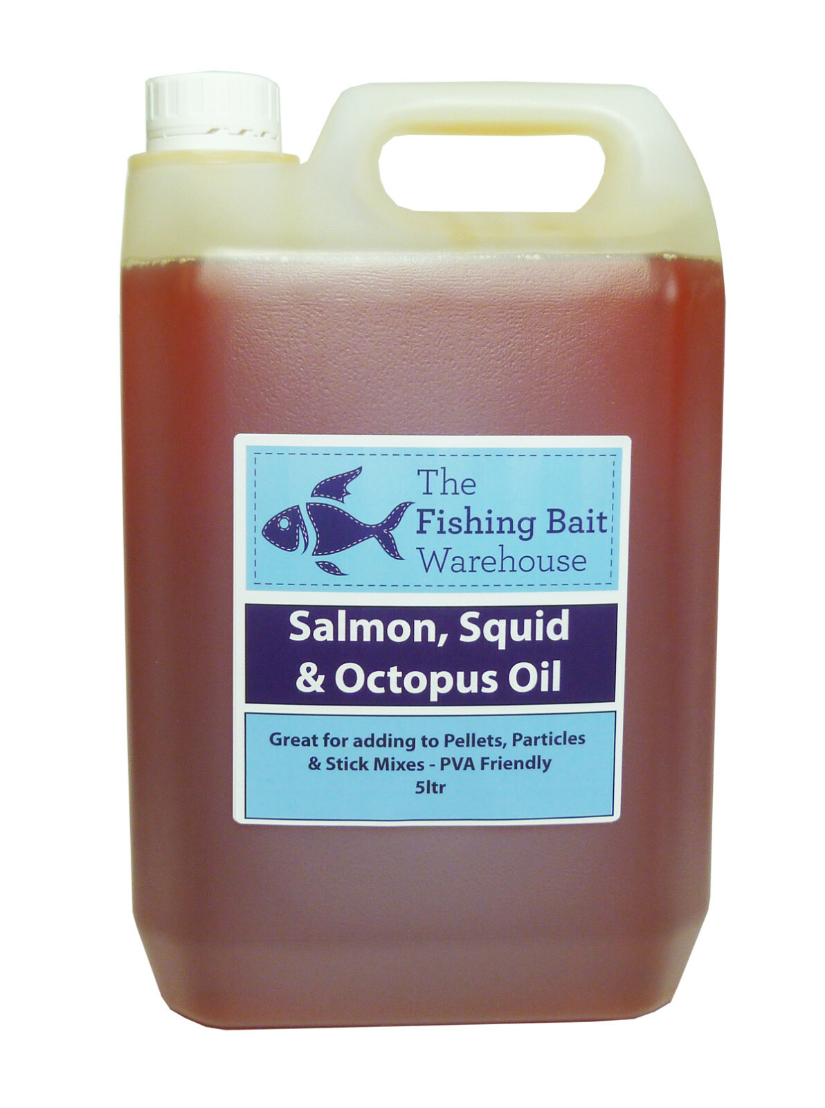 Fish Oils 5ltr Fishing Bait, Carp, PVA Friendly, 5 Litre, Salmon