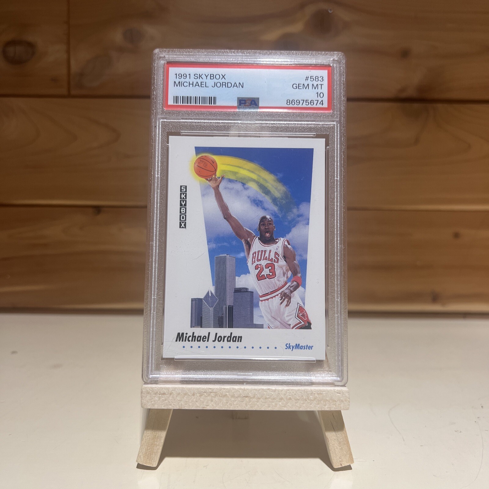 1991-92 Skybox #583 Michael Jordan PSA 10