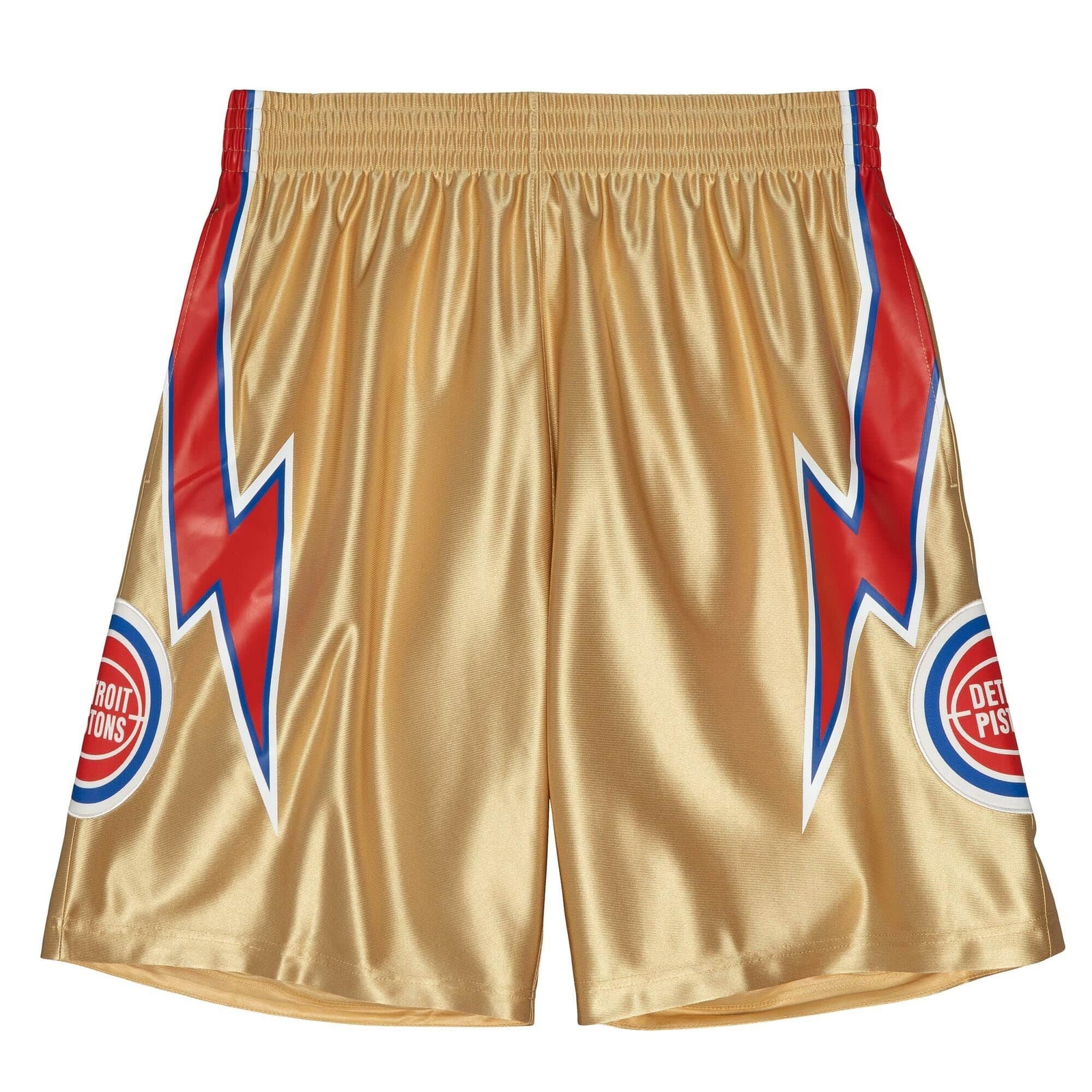 MITCHELL & NESS NBA 75TH GOLD SWINGMAN SHORTS DETROIT PISTONS 1978