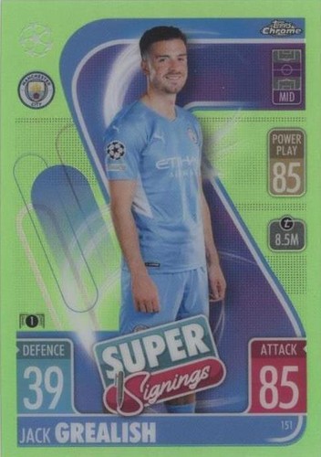 22-23 Topps GREALISH 直筆サイン PSA10 デュアル鑑定 Topps Match Attax 22/23 JACK GREALISH MAN OF THE MATCH No. 424 | eBay