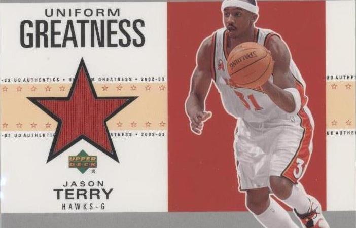 2002-03 Upper Deck UD Authentics - Jason Terry #JT-U - 1 of 2