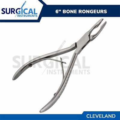 Cleveland 6'' Bone Rongeurs Surgical Dental Instruments German Grade