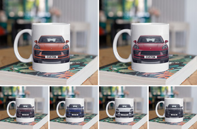 Personalisierter Porsche Macan Kaffeebecher Geschenk - Farbe wählbar - SCHNELLER VERSAND