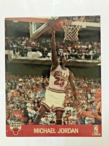 Michael Jordan (LOT OF 10) 1990 NBA Hoops Action Photo - 8x10 - Factory