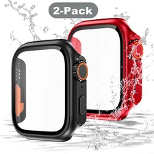 2 Pcs For Apple Watch 10 9 8 7 6 Shockproof iWatch 45/40/44/41mm Screen Cover