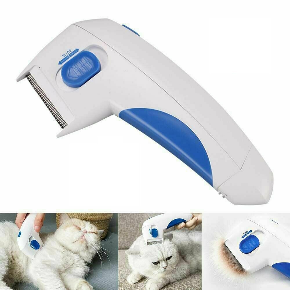 Comb Electric Dog Anti Flea Comb Head Lice Remover Pets Flear Pet Anti