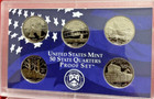 2001-S U.S. Mint Clad 5 Coin State Quarters Proof Set No Box or Coa