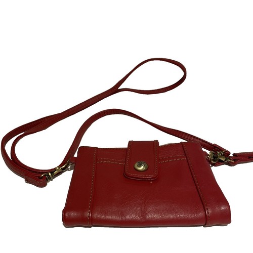 Vintage Relic Black Leather Mini Crossbody Wallet - Bag | eBay display picture 1