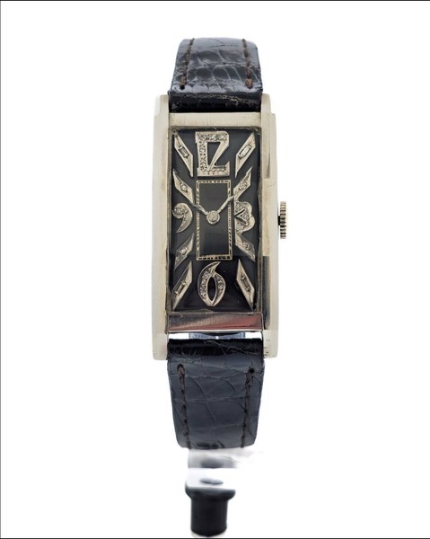 Hamilton - Raro Orologio da polso in Palladium e Diamanti - Donna - 1940