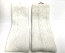 LOT OF 2 WINTER COLLECTION HEADBAND,ANGORA RABBIT HAIR BLEND WINTER WHITE NWT