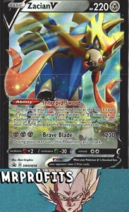 Zacian V - SWSH018 - SWSH Black Star Promos NM Pokemon SWSH Black Star P