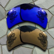 Violet Blue Bronze Copper Lenses Replacement For-Oakley Flak 2.0 XL Polarized
