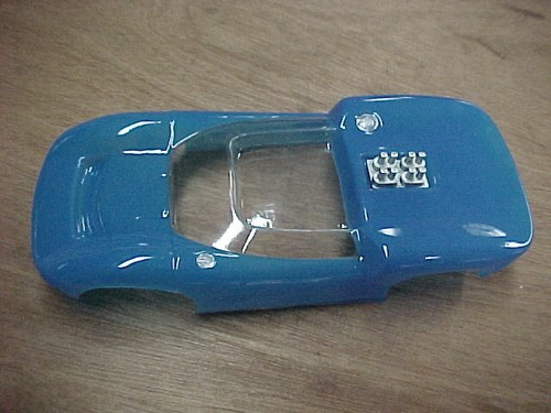 1/24 slotcar 1/24 scale Vintage CLEAR slot car body Russkit Lola T-70 - Picture 5 of 8