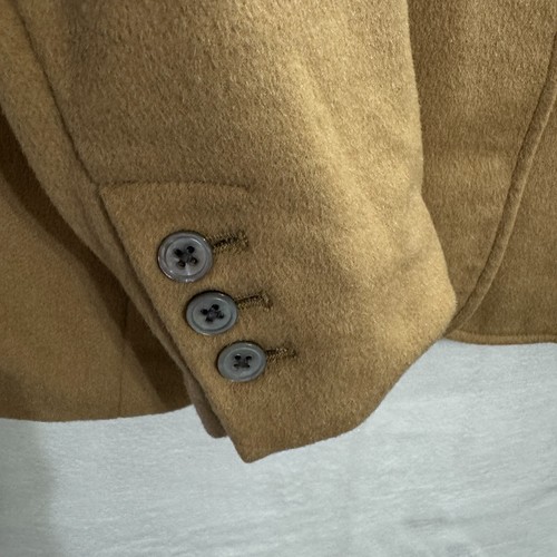 Eddie Bauer Wool Angora Rabbit Hair Coat Jacket Womens Large Brown Blazer Work - Picture 7 of 11