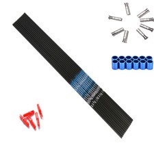12Pcs Carbon Arrow Shafts 300-600 ID6.2mm Compound Traditioanal Bow Hunting