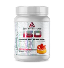 Core Nutritionals ISO Ultra-Pure Isolate Whey Protein 2lb (Strawberry Shortcake)