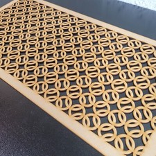 Trellis Ring Link Decorative Screen Radiator Cabinet Panel Sizes 3mm 6mm 0010