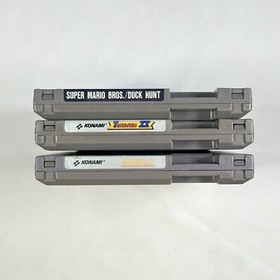 TESTED NES 3 Game Lot Bundle Super Mario Bros/Duck Hunt, Track & Field II & etc.