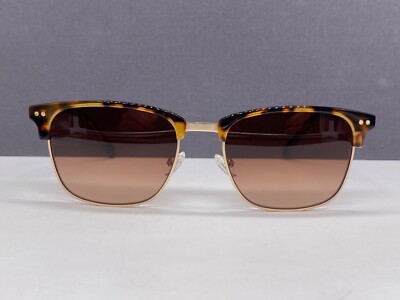 Nika Sunglasses Men Woman Brown Gold Square Large L 2980 Germany
