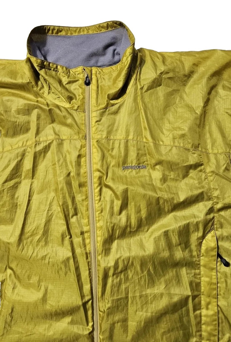 Patagonia Men's Zephyr Yellow Zip-Up Jacket Size Large | eBay