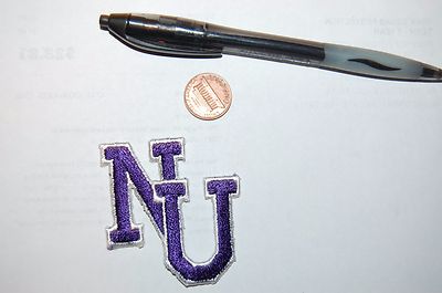 Northwestern Wildcats 2 1/4'' ''NU'' Logo Patch College