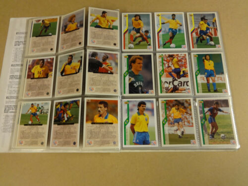 FOOTBALL UPPER DECK ALBUM  WORLD CUP USA 94 / 296 CARDS - Picture 7 of 11