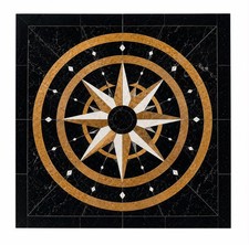 Floor Marble Medallion 24''x24''
