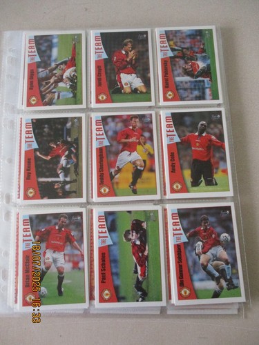 Futera Fans Selection 1997 Manchester United Complete Set 90 cards + 18 SE - Picture 5 of 14