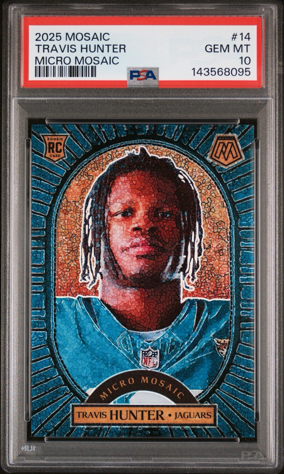 Travis Hunter Panini Mosaic Micro Mosaic #14 Base