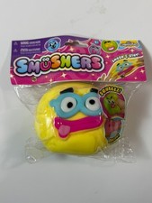 Authentic VIRAL Orb Curiosities Smushers Face Squishy Toys Yellow Brand NEW