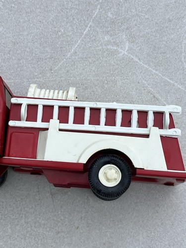 Vintage 1970's Tonka TINY-TONKA Pumper Fire Truck #595 IN BOX pressed steel VG - Picture 12 of 20