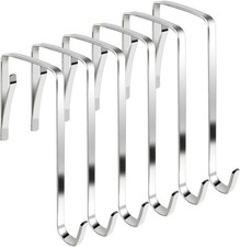 10Pcs Over The Door Hooks Metal Door Hanger Z Hooks Sturdy Over Door Hooks