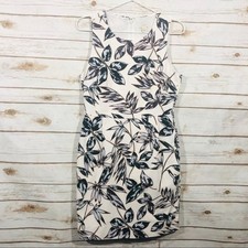 J. Crew women’s sleeveless work/ casual back zip side pockets petite dress 4