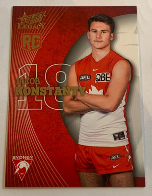 2023 Select Legacy Jacob Konstanty Rookie Card - Sydney Swans