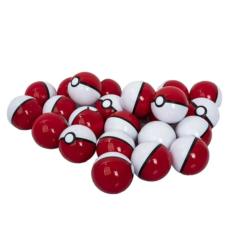 24 Red Mini 2” Pokeballs Toy Inside Easter Egg Hunt Kids Bday Party Piñata Favo