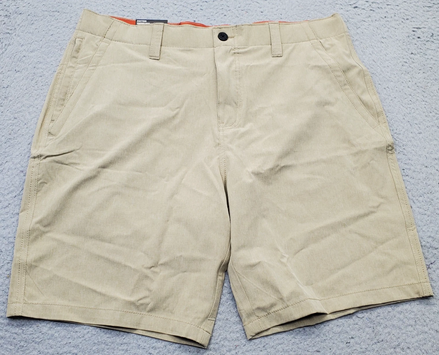 Denali Hybrid Walk Shorts Mens 36 Tan Stretch Comfort Flex Waistband D427752S
