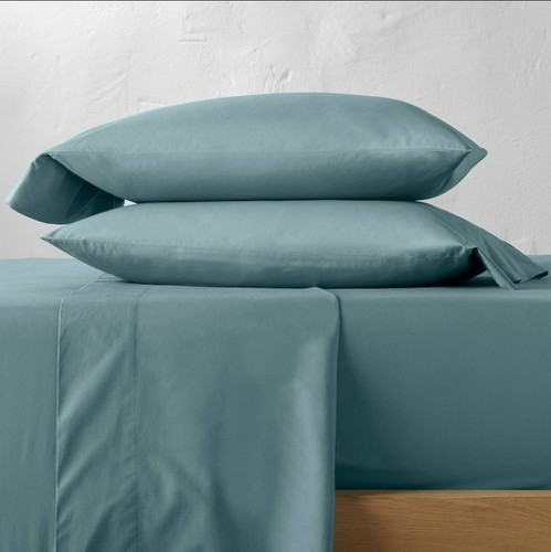 Casaluna Washed Supima Percale Sheet Set 250 Thread Count 100% Cotton (Bag5) - Picture 5 of 5