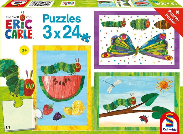 Raupe-Kokon-Schmetterling, 3X24 Teile | Spiel | Brettspiel | 56430 | Deutsch-image