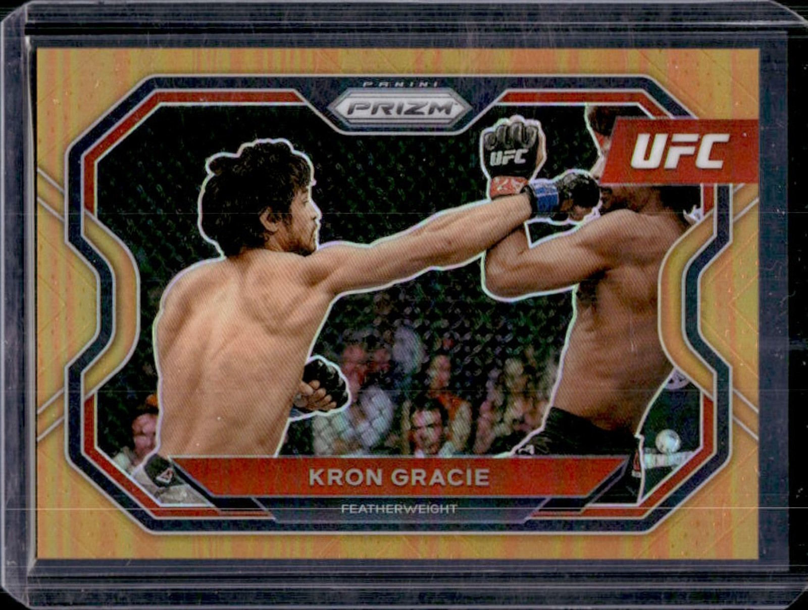 2021 Prizm UFC Kron Gracie Orange Prizm #/99