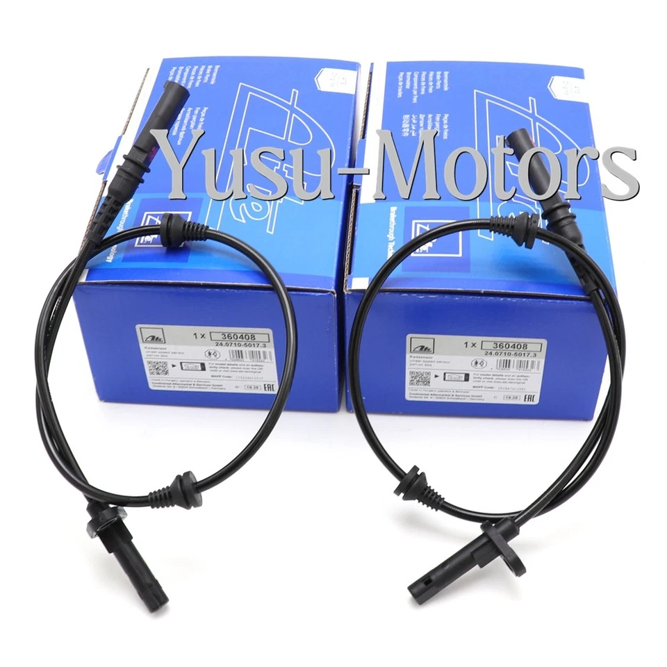 ATE 4x sensores de velocidad de rueda ABS delanteros traseros para BMW X5 X6 E70 E71 E72 F15 F16 OEM Foto 3 de 4