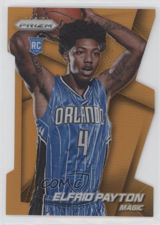 2014-15 Panini Prizm Orange Die-Cut 118/139 Elfrid Payton #260 Rookie RC on6