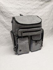 Large Gray Jeep Diaper Bag Backpack Excellent Condition