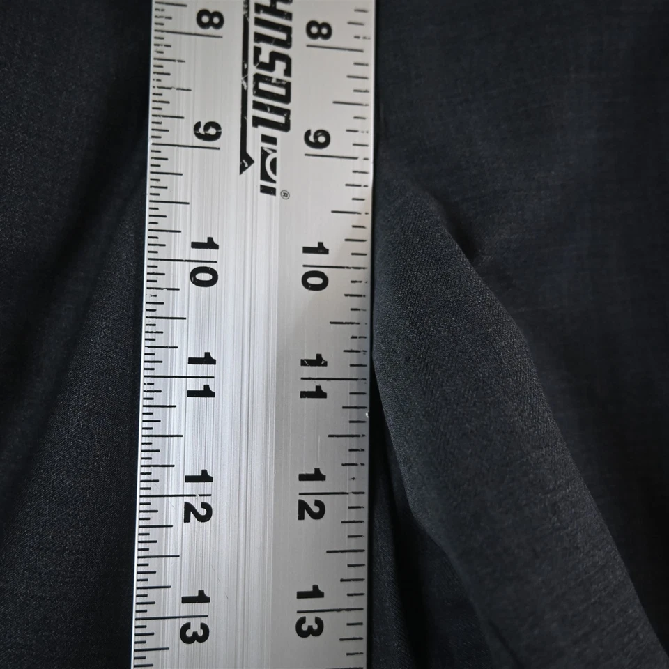 Jack Victor 38x30 Gray Stretch Wool Traveller Straight Dress Mens Pants - Image 3 of 4