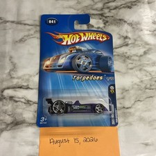 2005 Hot Wheels #41 First Edition-Torpedoes 1/10 TOR-SPEEDO Purple Chrome5Sp-Var