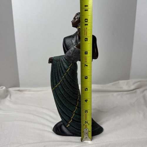 1994 Enesco Mahogany Princess Parastone Man & Woman Dancing Figurine Gorgeous - Picture 5 of 6