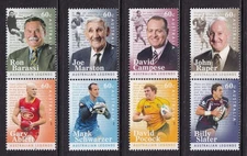 AUSTALIA 2012 Football and Rugby Legends set of 6 SG 3697-3704 MNH/** (CV £11)
