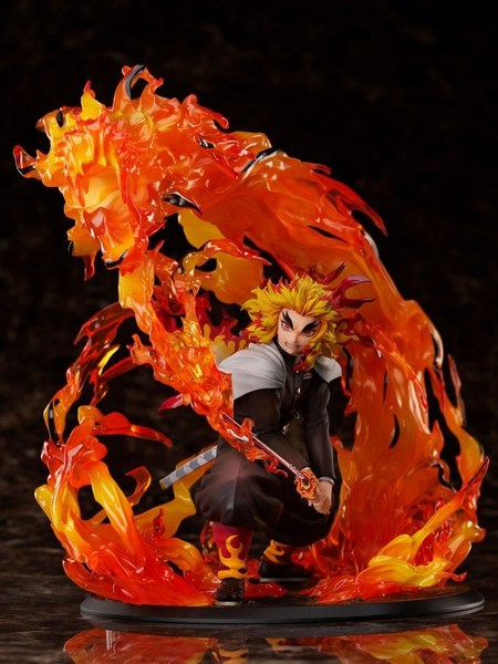 DäMonentöTer: Kimetsu No Yaiba Statue 1/8 Kyojuro Rengoku 26 Cm Aniplex-image