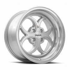 Klutch Wheels Rim Sl2 15x8.5 4x100 Et17 73.1cb Silver Machined