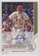 2017 Topps Salute Series 1 Throwback Jersey Stephen Piscotty #TSA-SP Auto 3j2