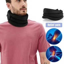 Adjustable Neck Brace Support Wrap Soft Foam Cervical Collar Neck Pain Relief